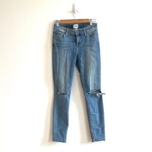 Paige Skinny Distressed Jeans
